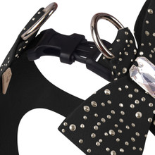 Customize - Black Tail Bow Emerald Step-In Harness Customize - Black Tail Bow Emerald Step-In Harness