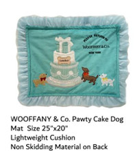 Luna Blue Designer Wooffany and Co Pawty Cake Dog Matt
