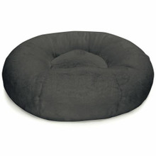 Susan Lanci Designs Plush Charcoal Spa Dog Bed