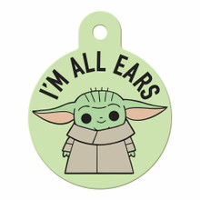Hillman Group Star Wars The Mandalorian The Child All Ears Large Circle ID Tag