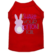 Shake Your Cotton Tail Screen Print Dog Tank Shirts - More Colors