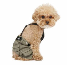Puppy Angel Dog Cargo Pants - Army Green