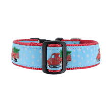 Dog Collar - Christmas Farm Truck, 1 1/4"