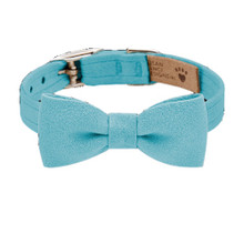 Tiffi Blue Bow Tie 1/2" Dog Collar Image