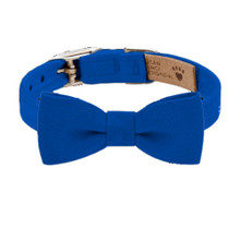 Royal Blue Bow Tie 1/2" Dog Collar Image