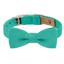 Bimini Blue Bow Tie 1/2" Dog Collar Image