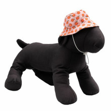 Peachy Keen Bucket Pet Dog Hat on dog manikin image
