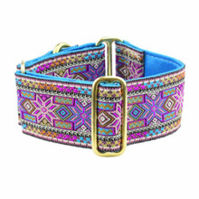 Americana Star Satin lined Martingale Dog Collar - 2" - Limited Edition