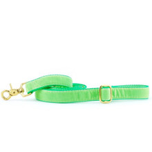 Lime Green Velvet Dog Leash
