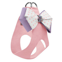 Daisy Polka Dot Double Nouveau Bow Step In Harness