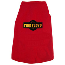 Red, Pink Floyd Fancy Logo Dog Tee