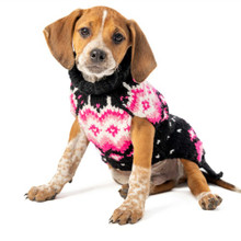 Artic Pink Wool Dog Sweater