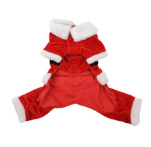 Christmas Red Santa Dog Suit