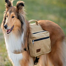 Canvas Saddlebag for Dogs