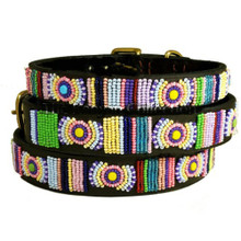 Posey African Beaded Collar & Leash Collection