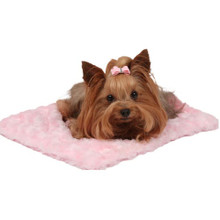 Perfect Pink Curly Sue Dog Blankets - Susan Lanci