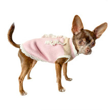 Ruffles and Pearls Dog Sweater