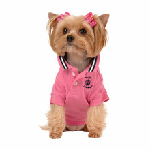Polo Dog Shirt - Hot Pink - Tiny and Small Pet