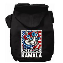 Cats for Kamala Screen Print Pet Hoodies 