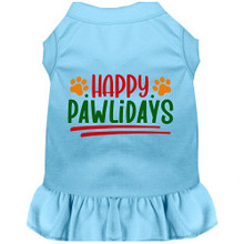 Happy Pawlidays Screen Print Dress - More Colors