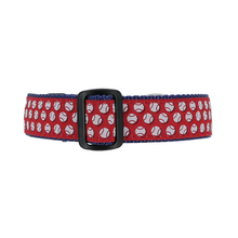 Dog Collar - Baseball, 1 1/4"
