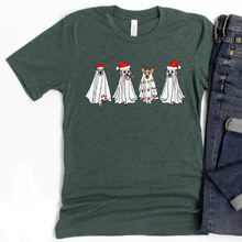 Holiday Dog Ghosts People Unisex T-Shirts -More Colors