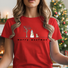 Merry Woofmas Snowman People Unisex T-Shirts -More Colors