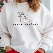 Merry Woofmas Snowman People Sweatshirt - More Colors