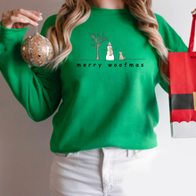 Merry Woofmas Snowman People Sweatshirt - More Colors