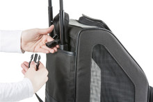 Quilted Luxe Rio Bag on Wheels Dog Carrier by Petote