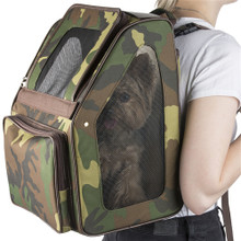Camo Rio Luxe Bag on Wheels Dog Carrier by Petote