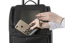 Black Rio Bag on Wheels Dog Carrier by Petote