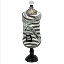 Designer Chewnel Perfume No 5 Paris Sequin Dog Tank - Charcoal