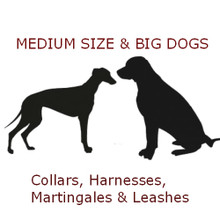 Dog Collar - Antlers -  3/4 & 1 1/4