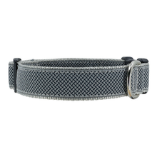 Dog Collar - Diamond Plate on Gray -  3/4 & 1 1/4
