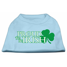 Proud To Be Irish Screen Print Dog Shirt
