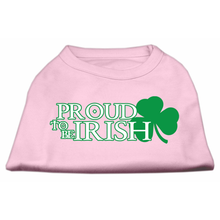 Proud To Be Irish Screen Print Dog Shirt