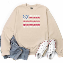 Paws American Flag Human Sweatshirt