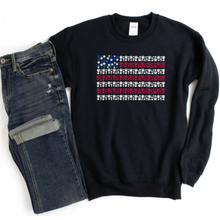 Paws American Flag Human Sweatshirt