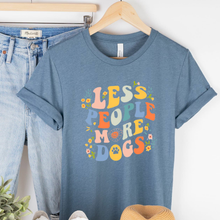 Less People More Dogs Human Unisex T-Shirts - More Colors