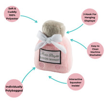 Miss Dogior Perfume Bottle Plush Dog Toy