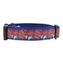 Crab Feast- 3/4 & 1.25 inch Dog Collar, Harness