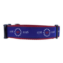 America 250 - 3/4 & 1.25 inch Dog Collar, Harness