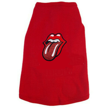 The Rolling Stones Glitter Tongue Logo Dog Tees