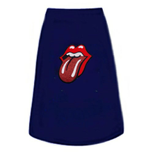The Rolling Stones Glitter Tongue Logo Dog Tees