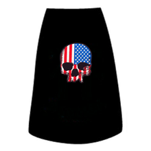 USA Flag Skull Patch Dog Tees