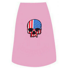 USA Flag Skull Patch Dog Tees