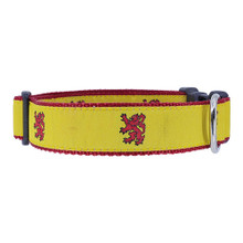Dog Collar - Scottish Lion -  3/4 & 1 1/4