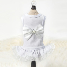 Royal Princess Dog Dress - White