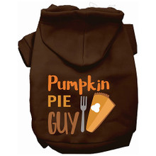 Pumpkin Pie Guy Dog Hoodie - More Colors